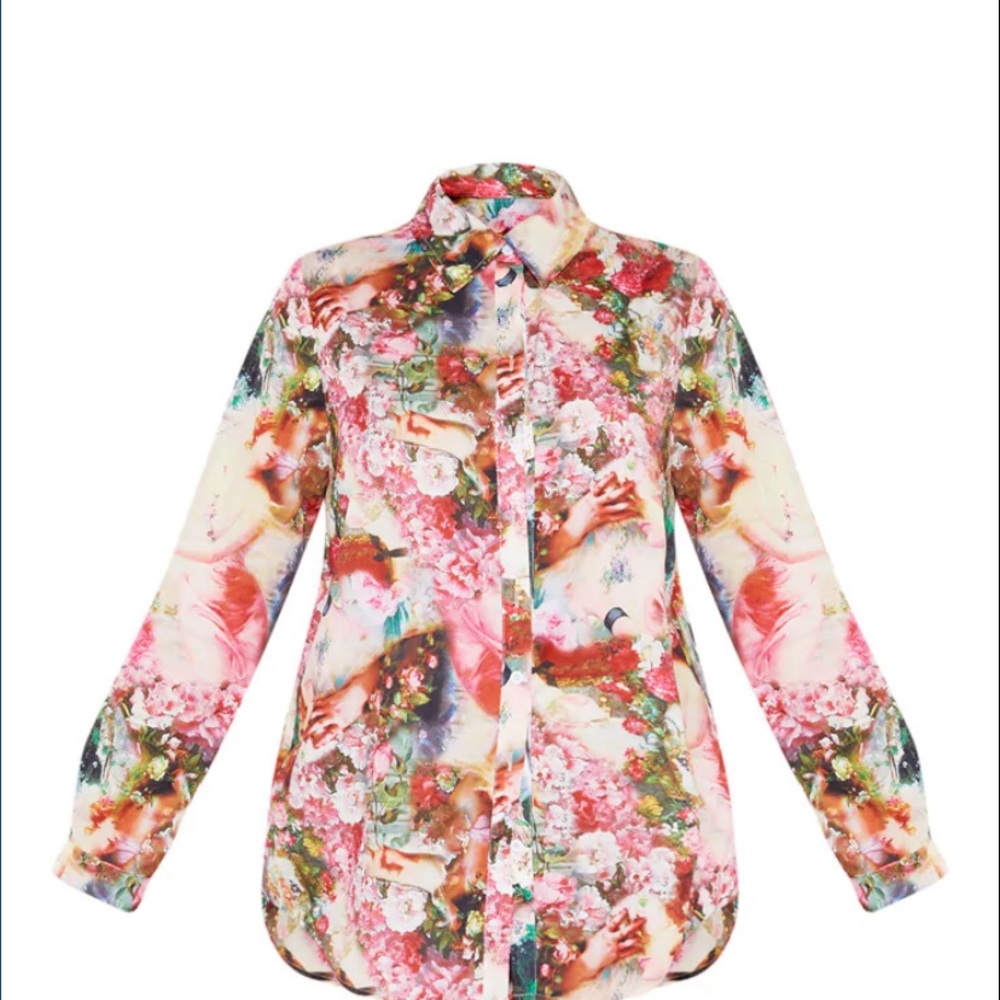 floral femme two piece pants set